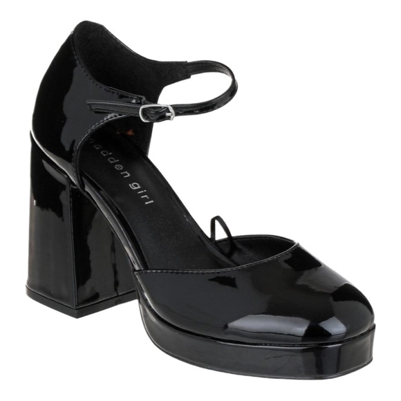 MADDEN GIRL Unaa Two Piece Block Heel Platform Pumps NWT - Picture 13 of 15